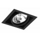 Foco Kardan PRO2 empotrar para 1 Lámpara AR111/QR111 Blanco, Gris ó Negro H182mm